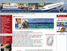 Tablet Screenshot of consumabilehotel.ro